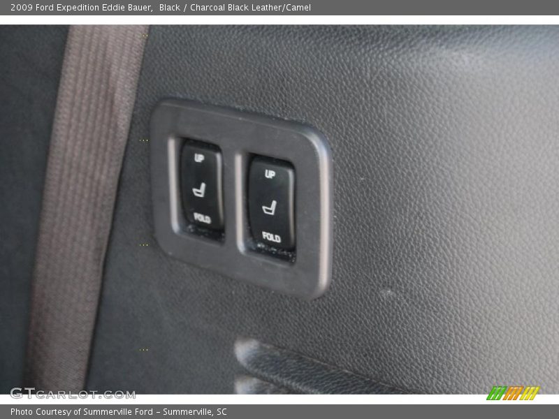 Black / Charcoal Black Leather/Camel 2009 Ford Expedition Eddie Bauer