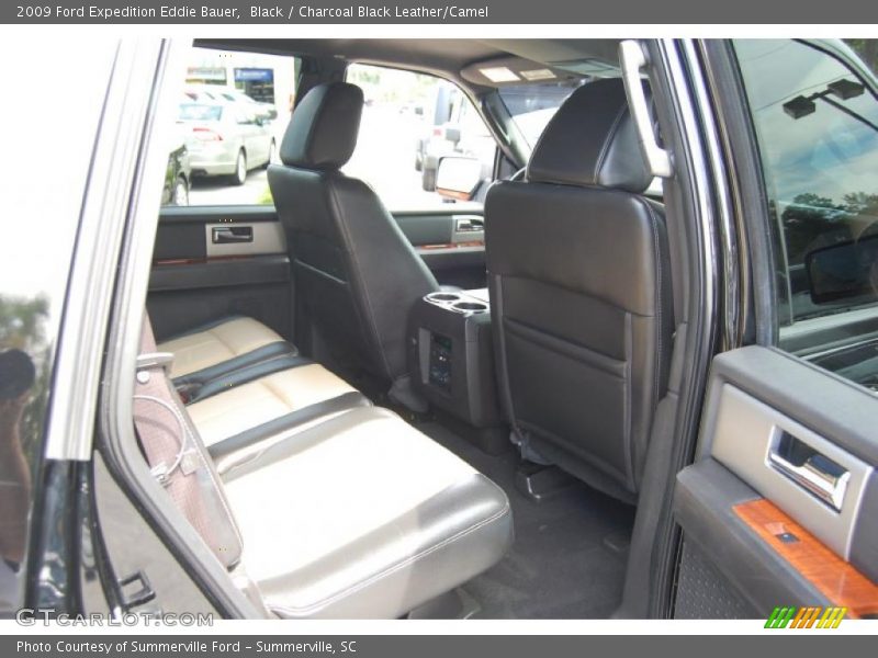 Black / Charcoal Black Leather/Camel 2009 Ford Expedition Eddie Bauer