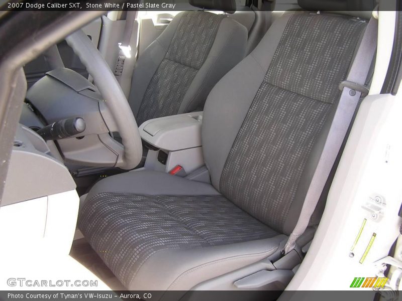 Stone White / Pastel Slate Gray 2007 Dodge Caliber SXT