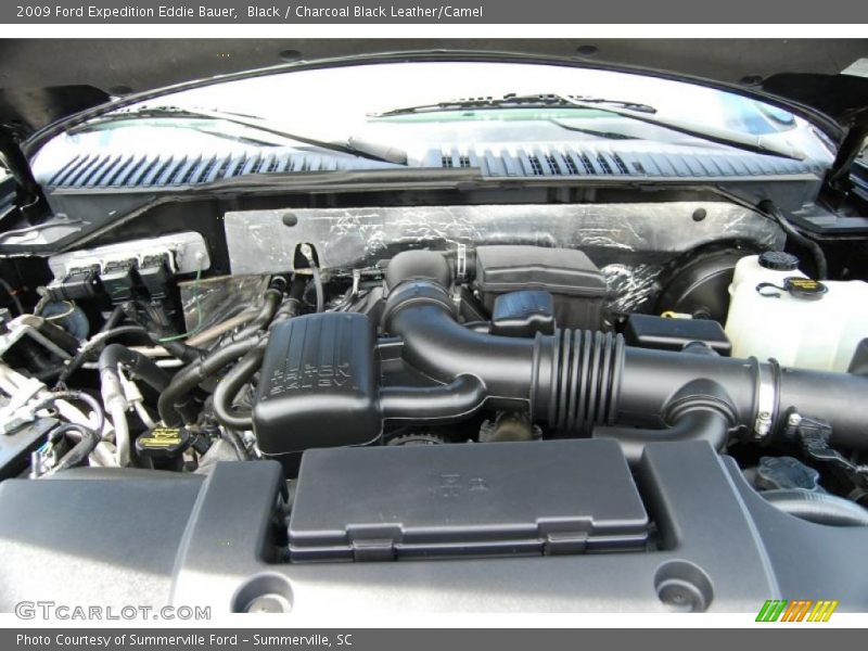 Black / Charcoal Black Leather/Camel 2009 Ford Expedition Eddie Bauer