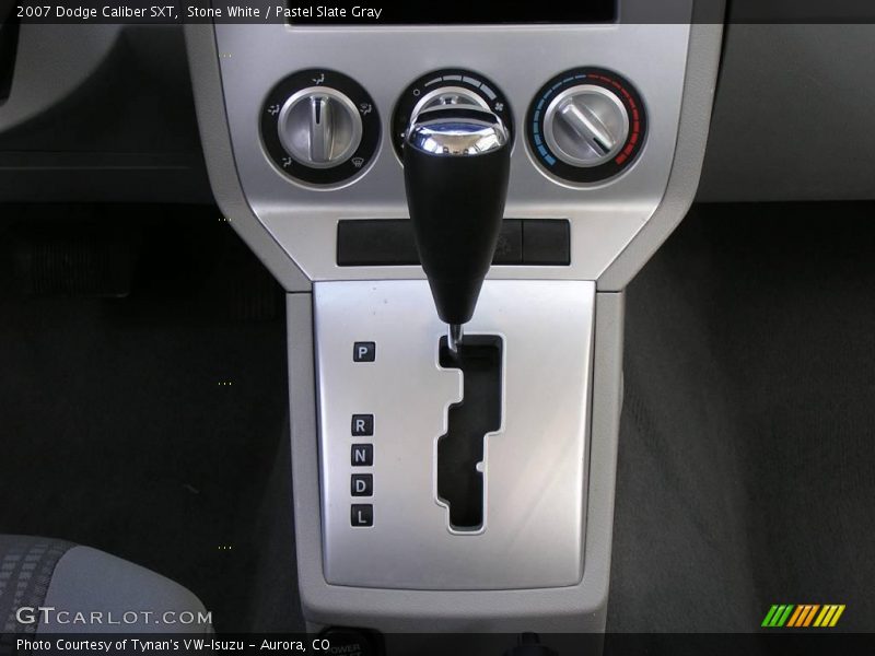 Stone White / Pastel Slate Gray 2007 Dodge Caliber SXT