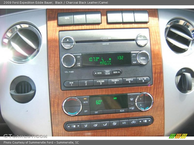 Black / Charcoal Black Leather/Camel 2009 Ford Expedition Eddie Bauer
