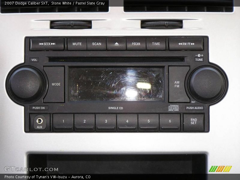 Stone White / Pastel Slate Gray 2007 Dodge Caliber SXT