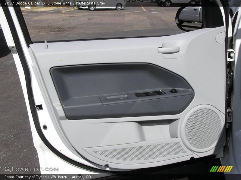 Stone White / Pastel Slate Gray 2007 Dodge Caliber SXT