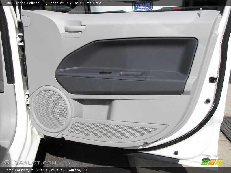 Stone White / Pastel Slate Gray 2007 Dodge Caliber SXT