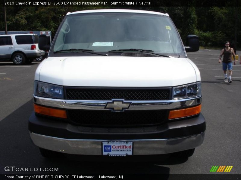 Summit White / Neutral 2010 Chevrolet Express LT 3500 Extended Passenger Van