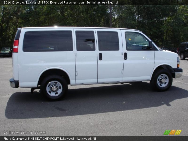 Summit White / Neutral 2010 Chevrolet Express LT 3500 Extended Passenger Van