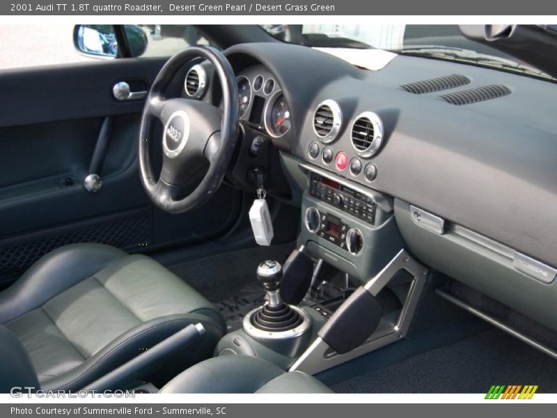Desert Green Pearl / Desert Grass Green 2001 Audi TT 1.8T quattro Roadster