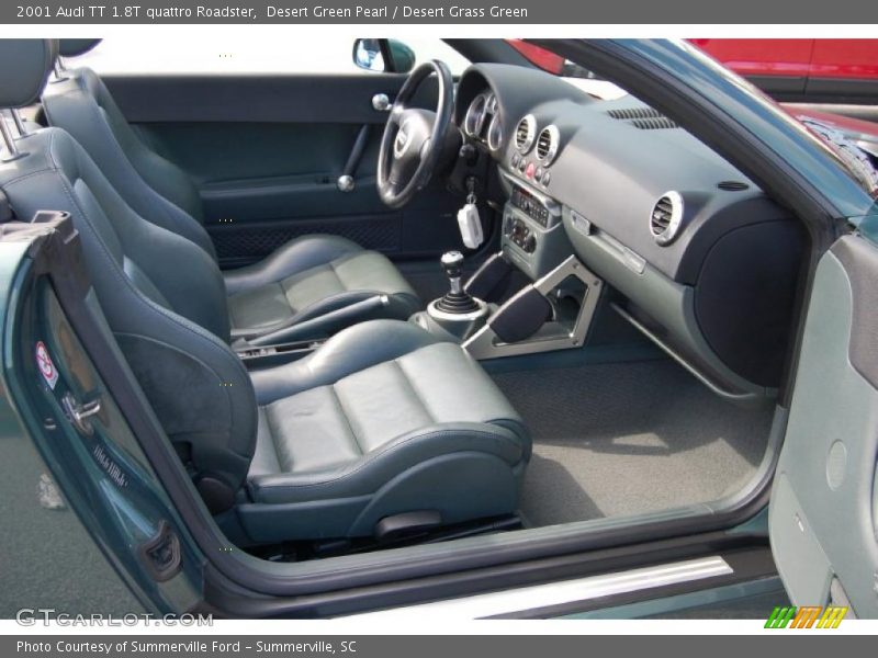 Desert Green Pearl / Desert Grass Green 2001 Audi TT 1.8T quattro Roadster