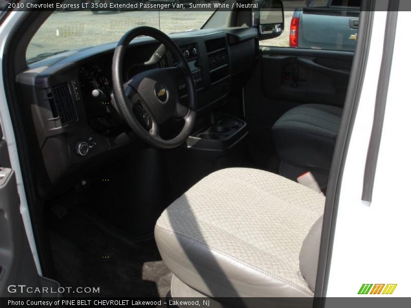 Summit White / Neutral 2010 Chevrolet Express LT 3500 Extended Passenger Van