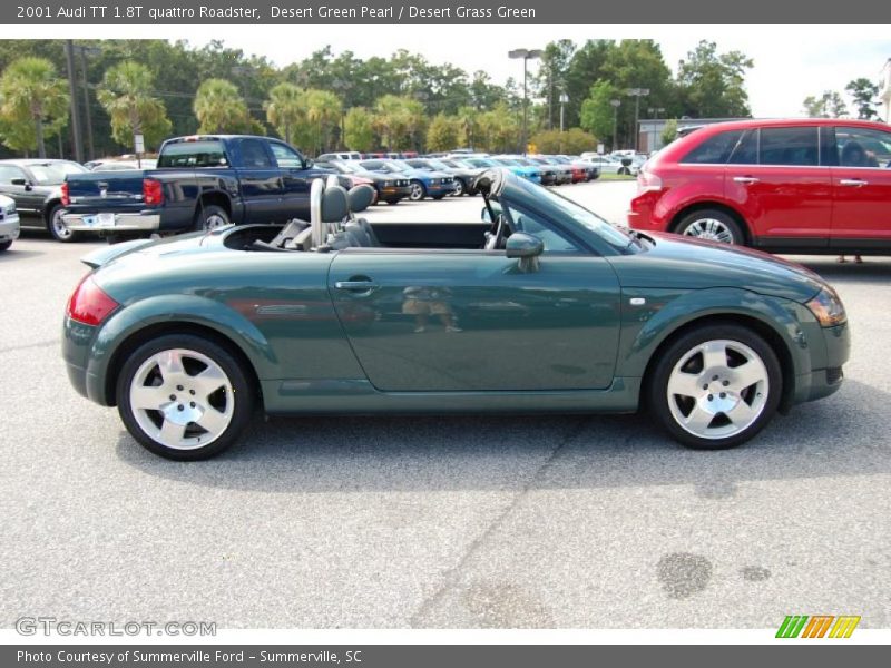 Desert Green Pearl / Desert Grass Green 2001 Audi TT 1.8T quattro Roadster