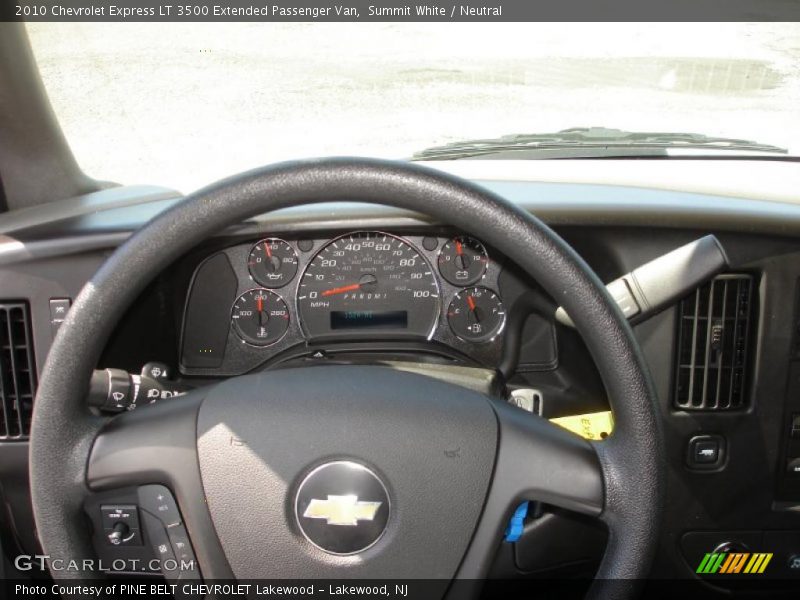 Summit White / Neutral 2010 Chevrolet Express LT 3500 Extended Passenger Van