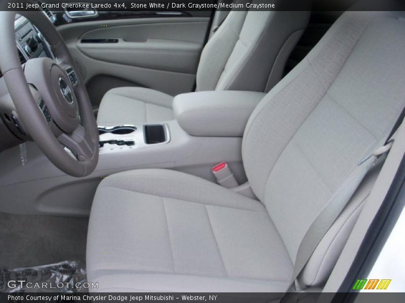 Stone White / Dark Graystone/Medium Graystone 2011 Jeep Grand Cherokee Laredo 4x4