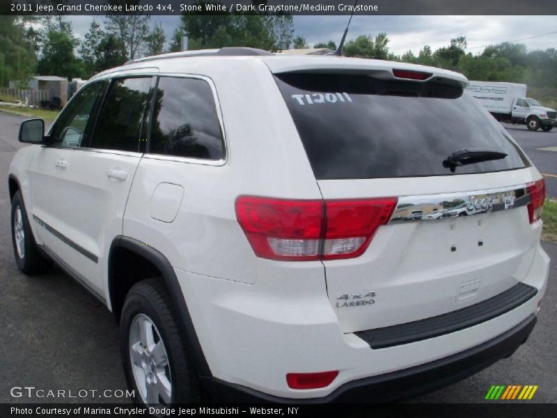 Stone White / Dark Graystone/Medium Graystone 2011 Jeep Grand Cherokee Laredo 4x4