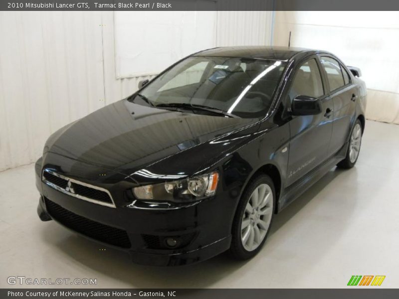 Tarmac Black Pearl / Black 2010 Mitsubishi Lancer GTS