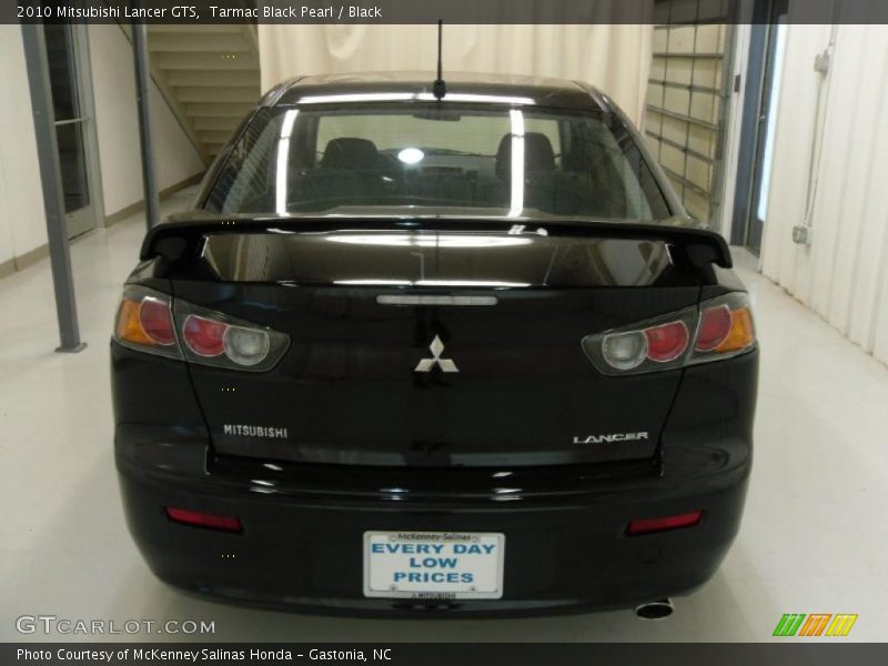 Tarmac Black Pearl / Black 2010 Mitsubishi Lancer GTS