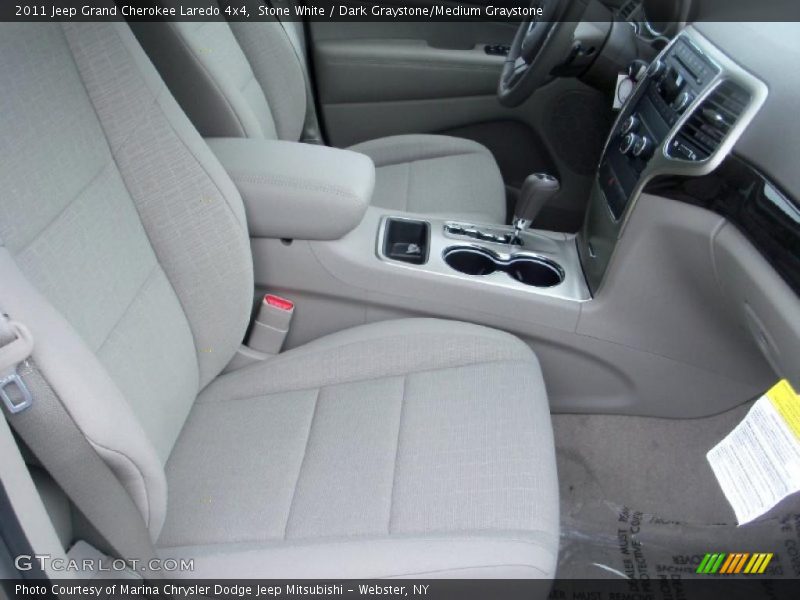 Stone White / Dark Graystone/Medium Graystone 2011 Jeep Grand Cherokee Laredo 4x4