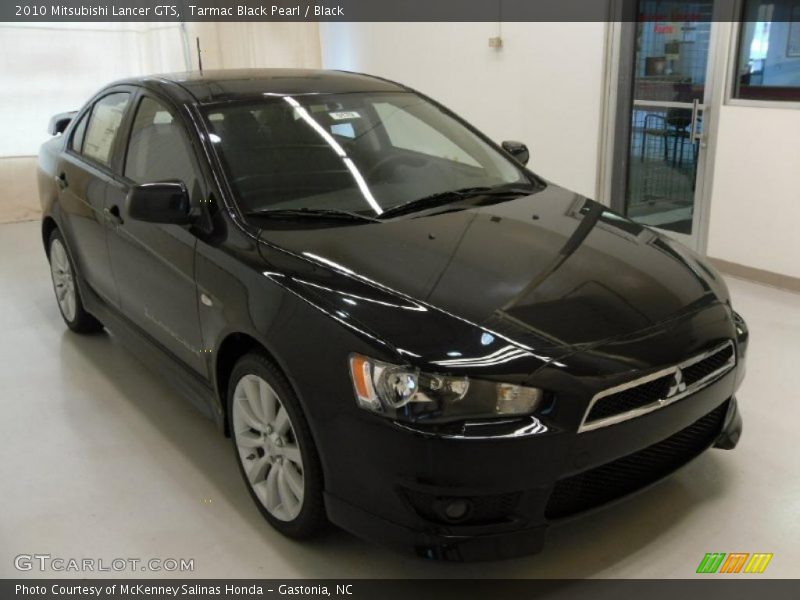 Tarmac Black Pearl / Black 2010 Mitsubishi Lancer GTS