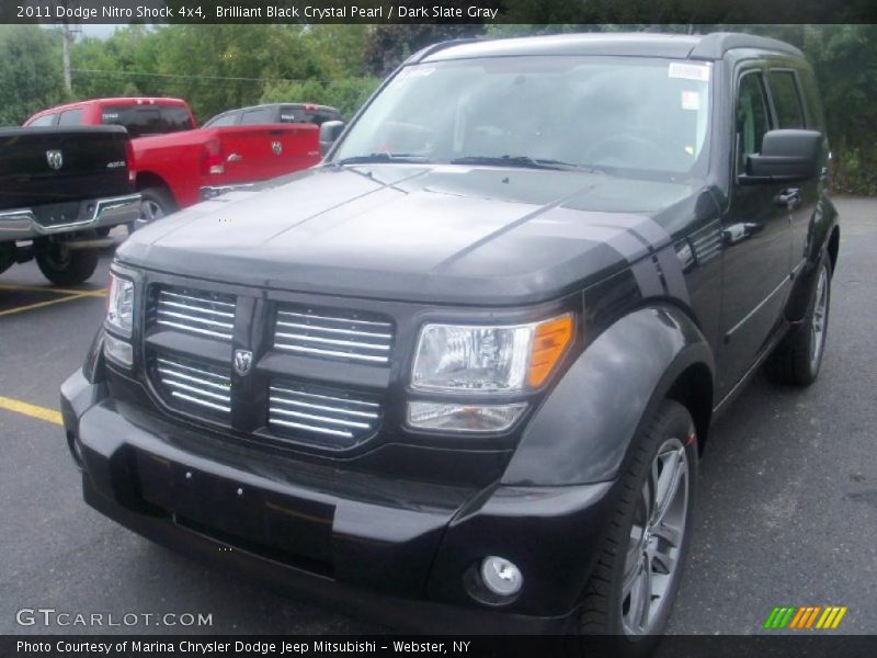 Brilliant Black Crystal Pearl / Dark Slate Gray 2011 Dodge Nitro Shock 4x4