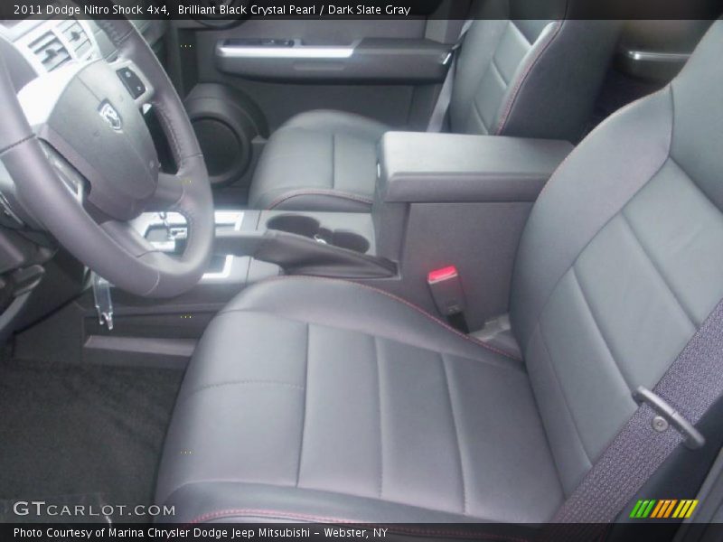 Brilliant Black Crystal Pearl / Dark Slate Gray 2011 Dodge Nitro Shock 4x4