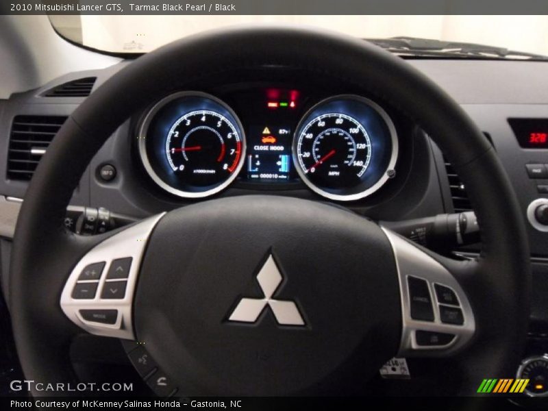 Tarmac Black Pearl / Black 2010 Mitsubishi Lancer GTS