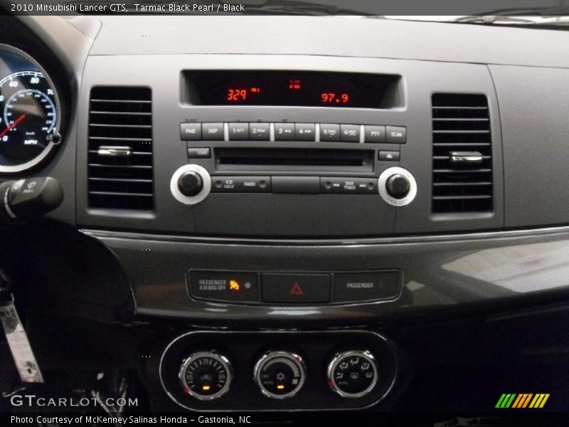 Tarmac Black Pearl / Black 2010 Mitsubishi Lancer GTS