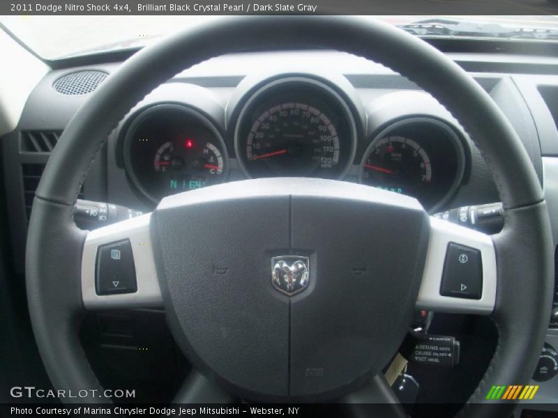 Brilliant Black Crystal Pearl / Dark Slate Gray 2011 Dodge Nitro Shock 4x4