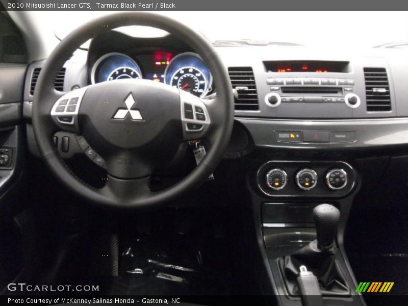 Tarmac Black Pearl / Black 2010 Mitsubishi Lancer GTS