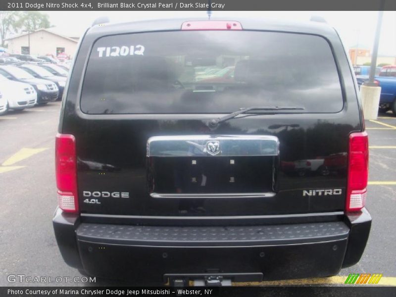 Brilliant Black Crystal Pearl / Dark Slate Gray 2011 Dodge Nitro Shock 4x4