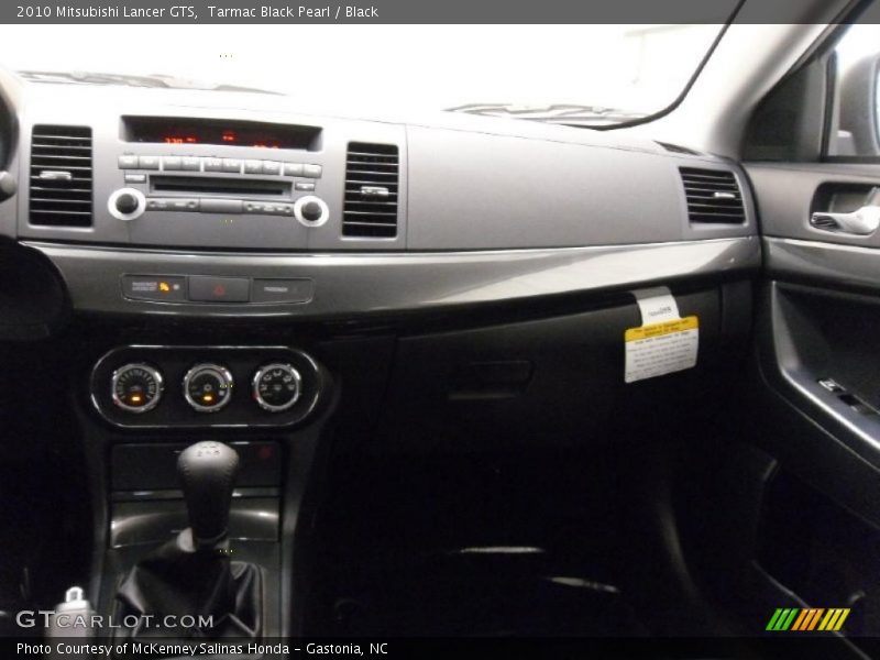 Tarmac Black Pearl / Black 2010 Mitsubishi Lancer GTS