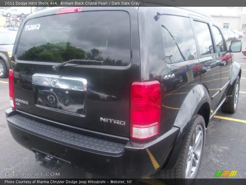 Brilliant Black Crystal Pearl / Dark Slate Gray 2011 Dodge Nitro Shock 4x4