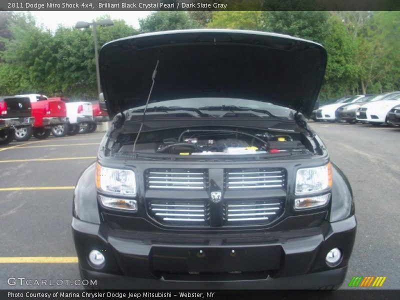 Brilliant Black Crystal Pearl / Dark Slate Gray 2011 Dodge Nitro Shock 4x4