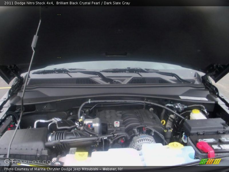 Brilliant Black Crystal Pearl / Dark Slate Gray 2011 Dodge Nitro Shock 4x4