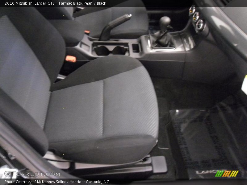 Tarmac Black Pearl / Black 2010 Mitsubishi Lancer GTS