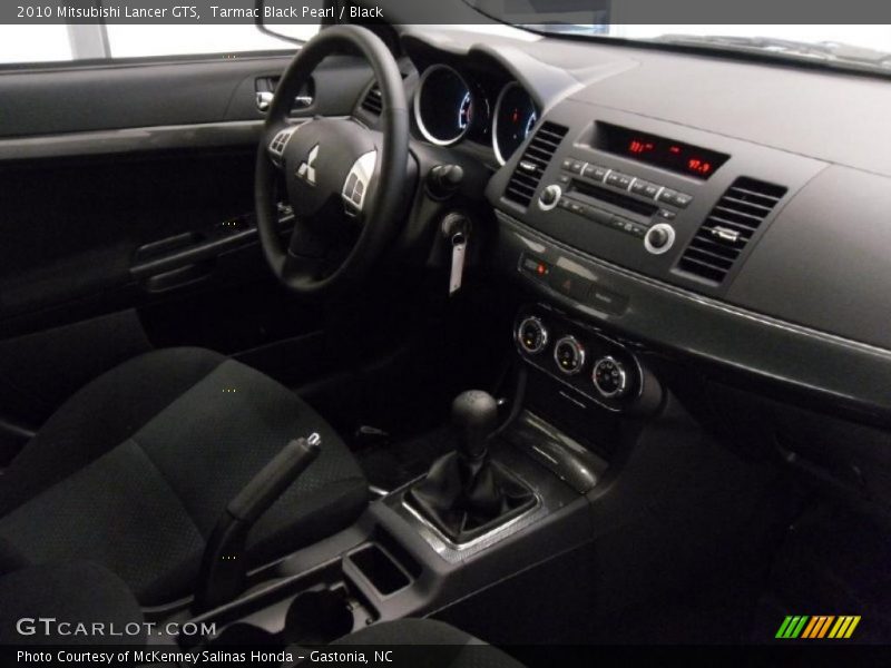 Tarmac Black Pearl / Black 2010 Mitsubishi Lancer GTS