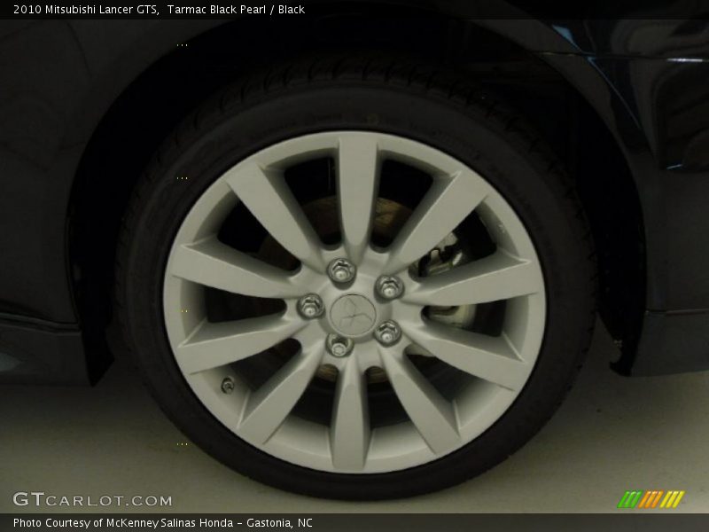 Tarmac Black Pearl / Black 2010 Mitsubishi Lancer GTS