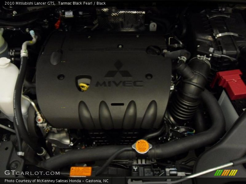 Tarmac Black Pearl / Black 2010 Mitsubishi Lancer GTS