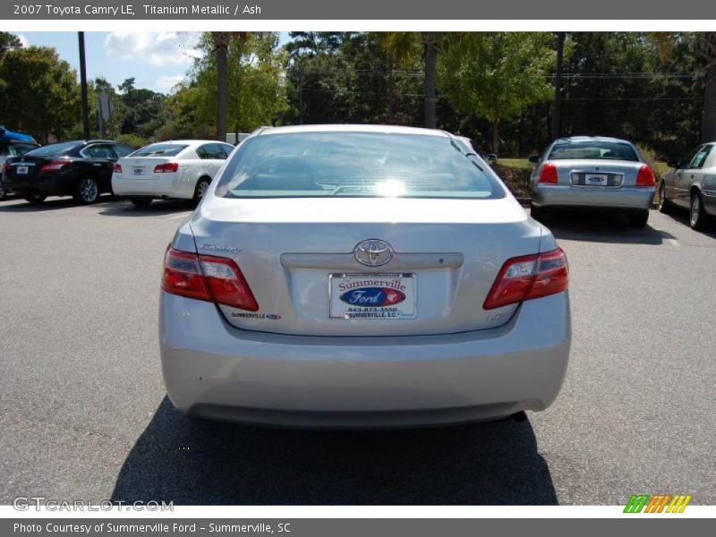 Titanium Metallic / Ash 2007 Toyota Camry LE