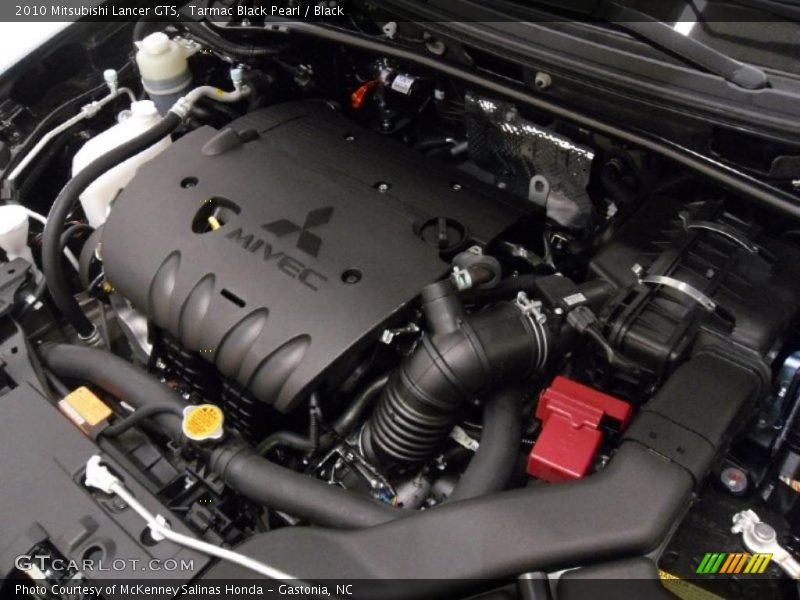 Tarmac Black Pearl / Black 2010 Mitsubishi Lancer GTS