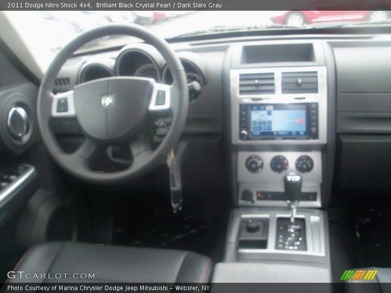 Brilliant Black Crystal Pearl / Dark Slate Gray 2011 Dodge Nitro Shock 4x4