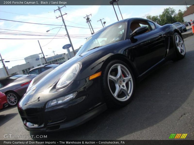 Black / Sand Beige 2006 Porsche Cayman S