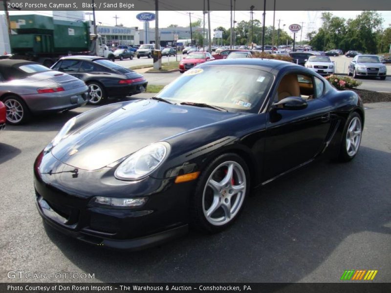 Black / Sand Beige 2006 Porsche Cayman S