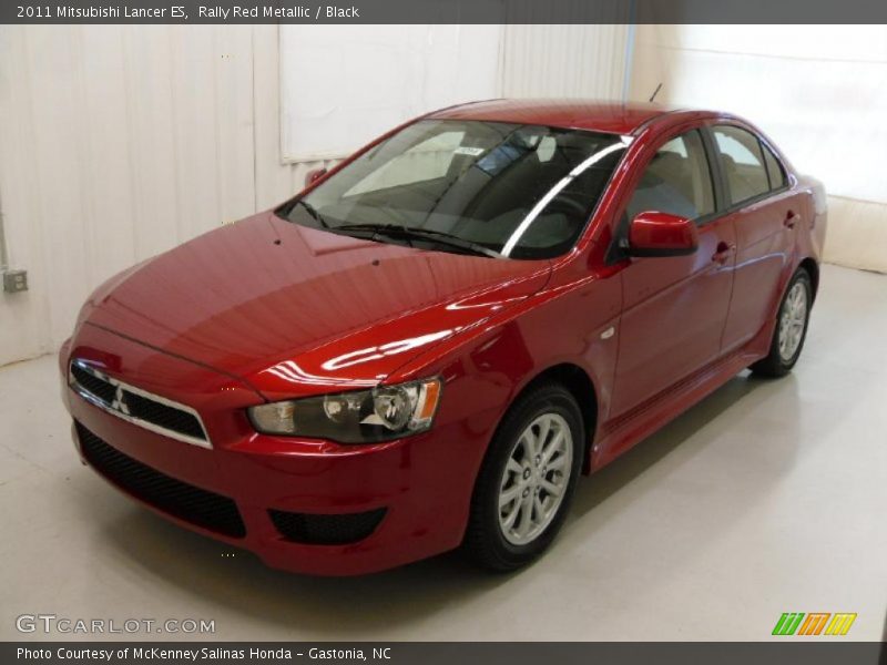 Rally Red Metallic / Black 2011 Mitsubishi Lancer ES