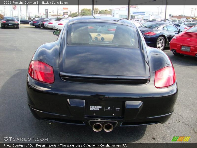 Black / Sand Beige 2006 Porsche Cayman S