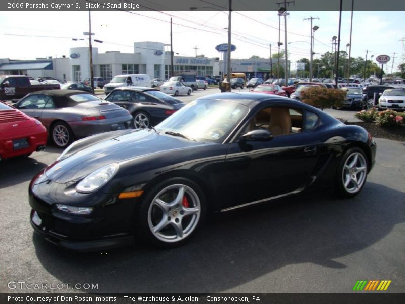 Black / Sand Beige 2006 Porsche Cayman S
