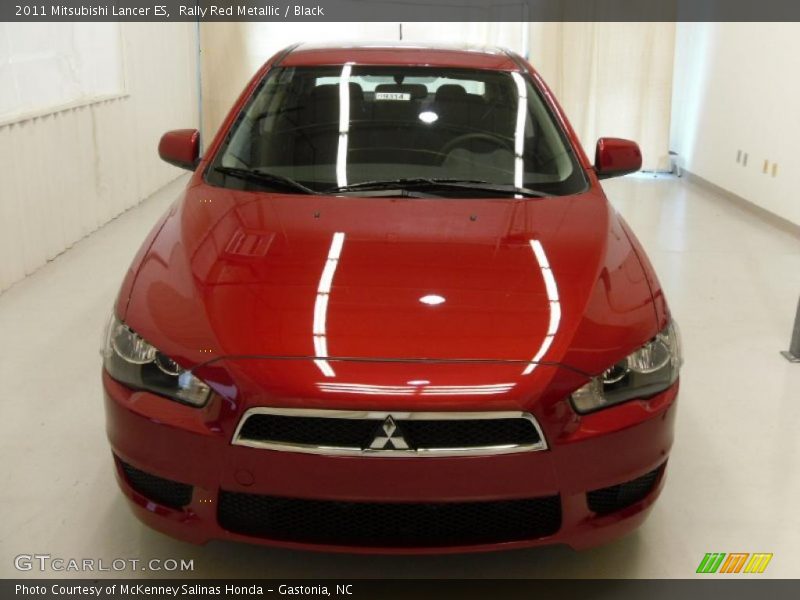 Rally Red Metallic / Black 2011 Mitsubishi Lancer ES