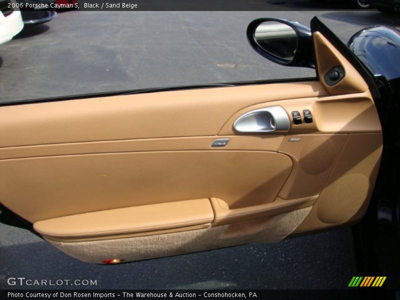 Black / Sand Beige 2006 Porsche Cayman S