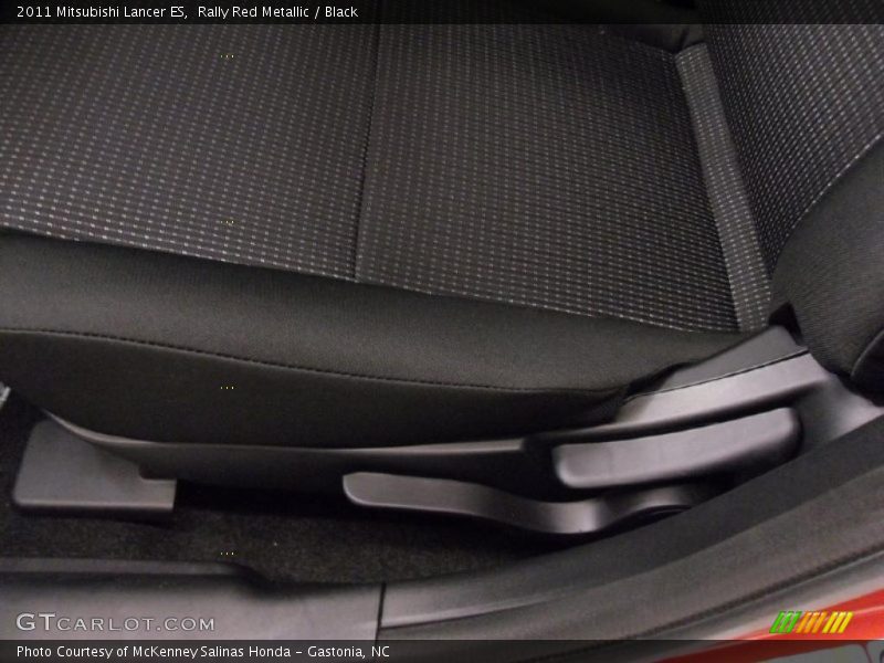 Rally Red Metallic / Black 2011 Mitsubishi Lancer ES