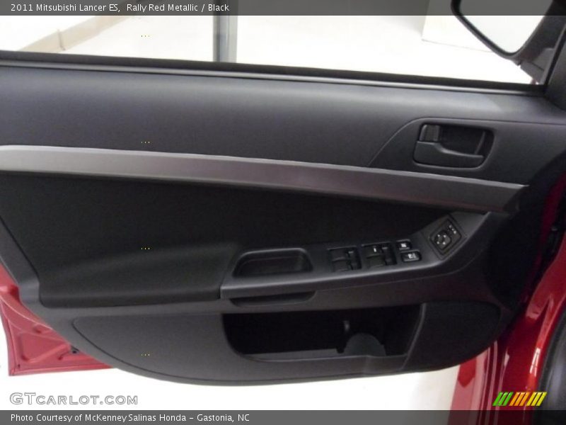 Rally Red Metallic / Black 2011 Mitsubishi Lancer ES