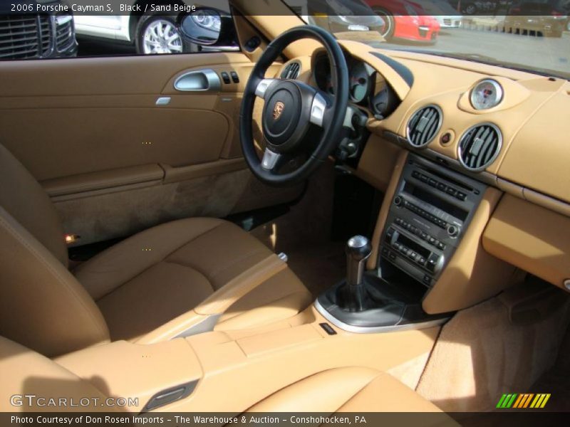 Black / Sand Beige 2006 Porsche Cayman S